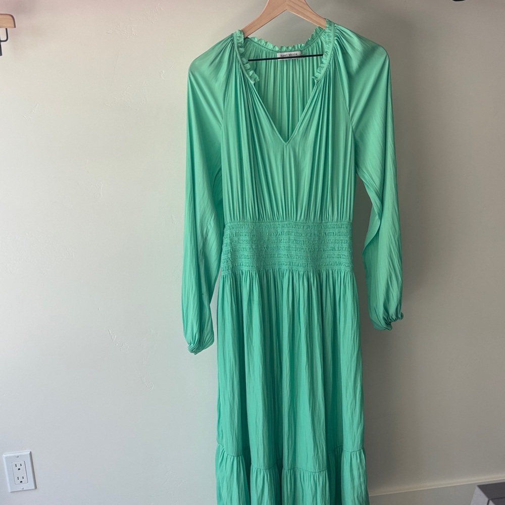Ramy Brook Mint Long Sleeve Dress